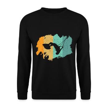 Kitesurfing - Unisex Pullover - Schwarz - Vorne - Alina (178cm) & Michal (187cm)