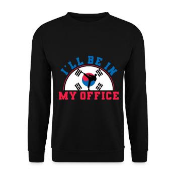TKD Korean Martial Arts Tae Kwon - Unisex Pullover - Schwarz - Vorne - Alina (178cm) & Michal (187cm)