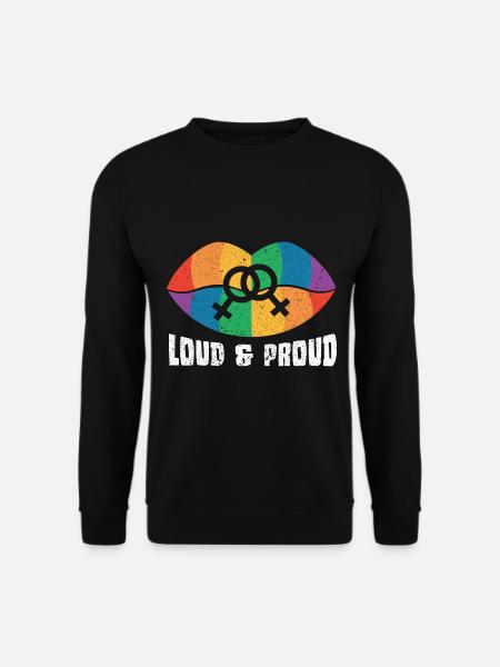 Gay Gay Gay Lesbisk LGBT - Unisex sweater - sort