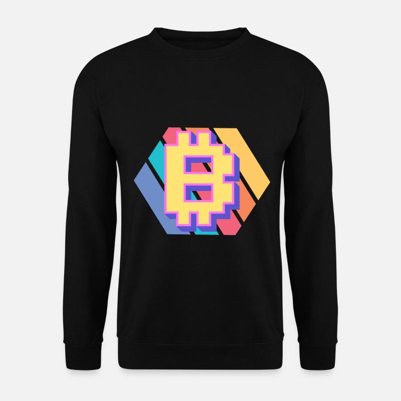 Bitcoin Krypto Btc Blockchain Liebhaber Krypto Tra - Unisex Pullover - Schwarz
