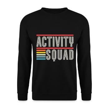 Activity Team Assistant Squad - Unisex Pullover - Schwarz - Vorne - Alina (178cm) & Michal (187cm)