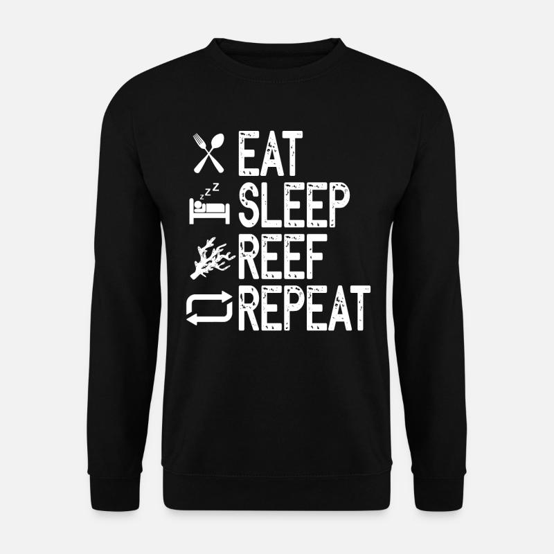 Salzwasser Riff Aquarium - Unisex Pullover - Schwarz