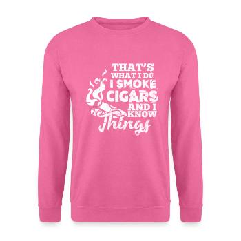 Zigarre Zigarren - Unisex Pullover - Pink - Vorne