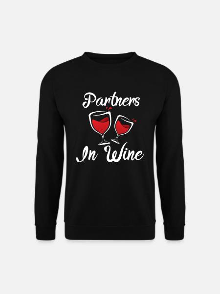 vin - Sweat-shirt Unisexe - noir