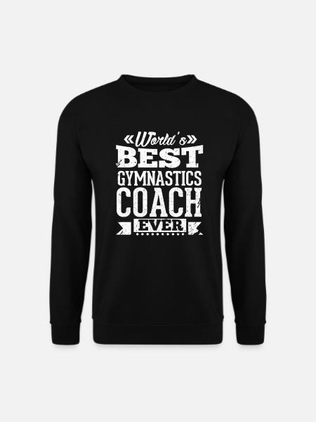 Gymnastik Coach Trainer Turnen Turnerin Geschenk - Unisex Pullover - Schwarz