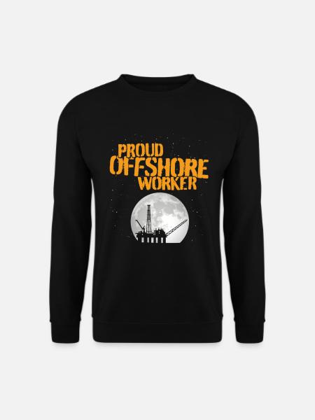 Proud Offshore Worker - Unisex Pullover - Schwarz