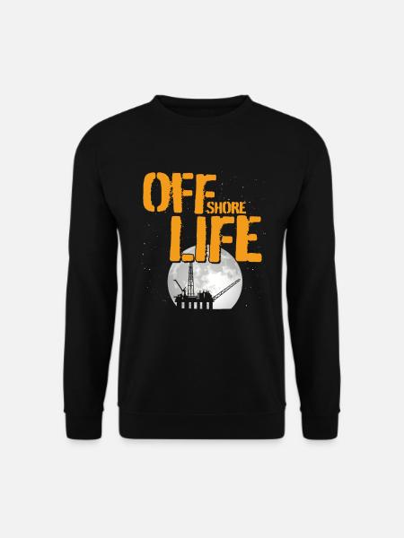 Vie offshore - Sweat-shirt Unisexe - noir