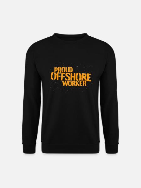 Proud Offshore Worker - Unisex Pullover - Schwarz