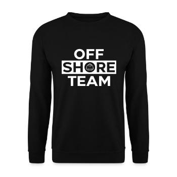 Offshore Team - Unisex Pullover - Schwarz - Vorne - Alina (178cm) & Michal (187cm)