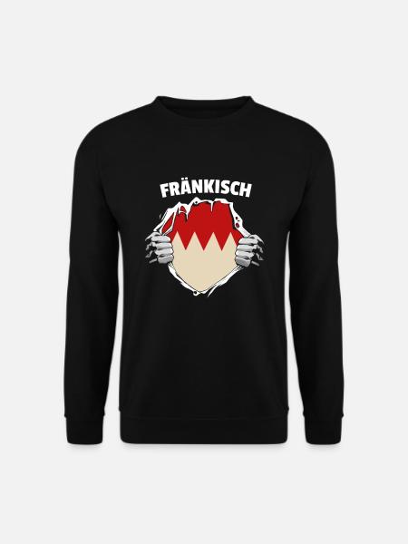 Fränkisch fränkischer Dialekt Übersetzer - Unisex Pullover - Schwarz