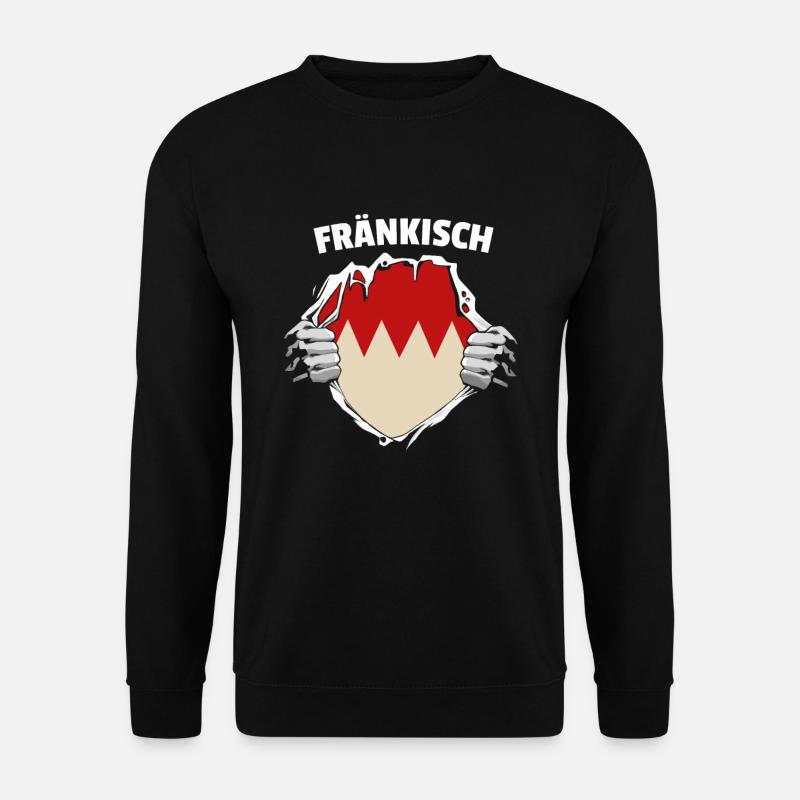 Fränkisch fränkischer Dialekt Übersetzer - Unisex Pullover - Schwarz