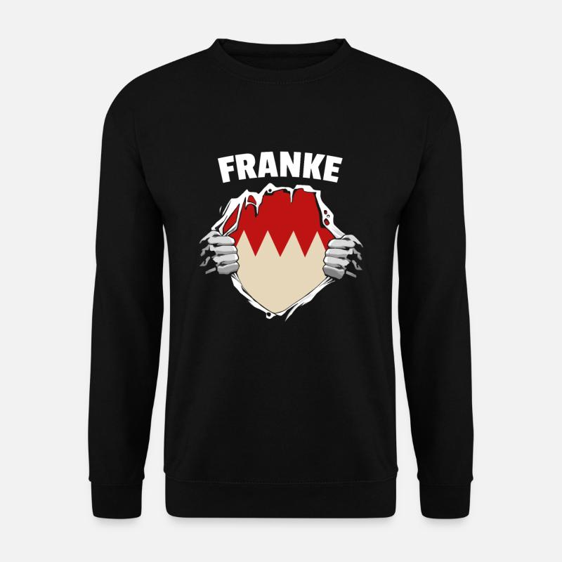 Franke Oberfranke Unterfranke Mittelfranke Franken - Unisex Pullover - Schwarz