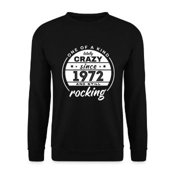 Unique en son genre totalement fou depuis 1982 Rocking - Sweat-shirt Unisexe - noir - Devant - Alina (178cm) & Michal (187cm)