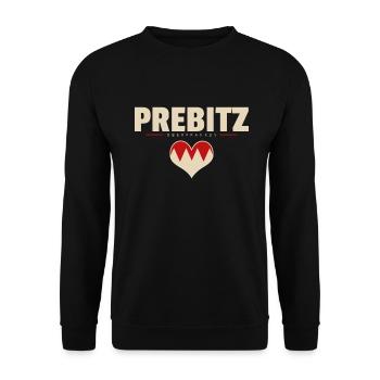 Prebitz Dorf Gemeinde Stadt Bayreuth - Unisex Pullover - Schwarz - Vorne - Alina (178cm) & Michal (187cm)