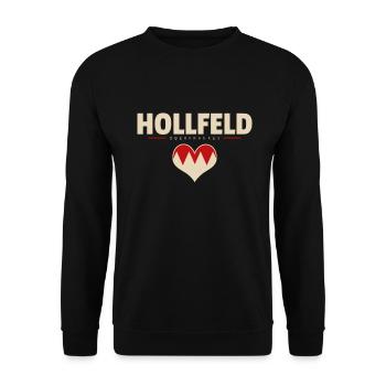 Hollfeld Dorf Gemeinde Stadt Bayreuth - Unisex Pullover - Schwarz - Vorne - Alina (178cm) & Michal (187cm)