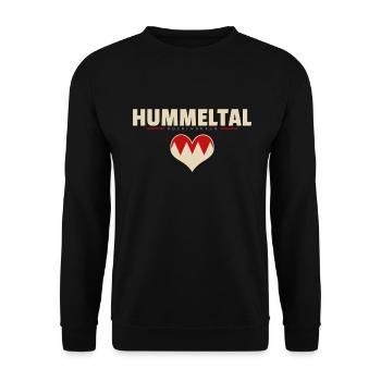 Hummeltal Dorf Gemeinde Stadt Bayreuth - Unisex Pullover - Schwarz - Vorne - Alina (178cm) & Michal (187cm)