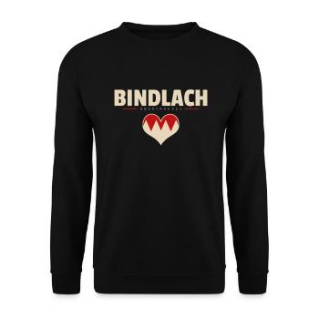 Bindlach Dorf Gemeinde Stadt Bayreuth - Unisex Pullover - Schwarz - Vorne - Alina (178cm) & Michal (187cm)
