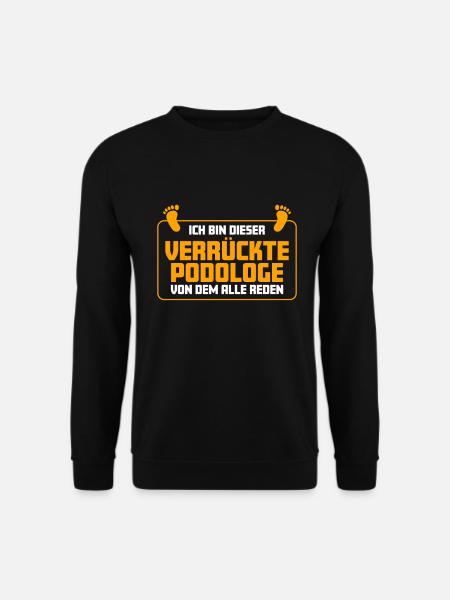 Podologe Fußpflege Pediküre Podologie Geschenke - Unisex Pullover - Schwarz