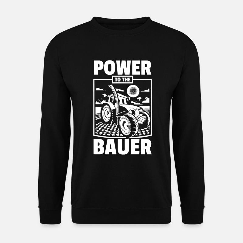 Power to the Bauer - Unisex Sweatshirt - black