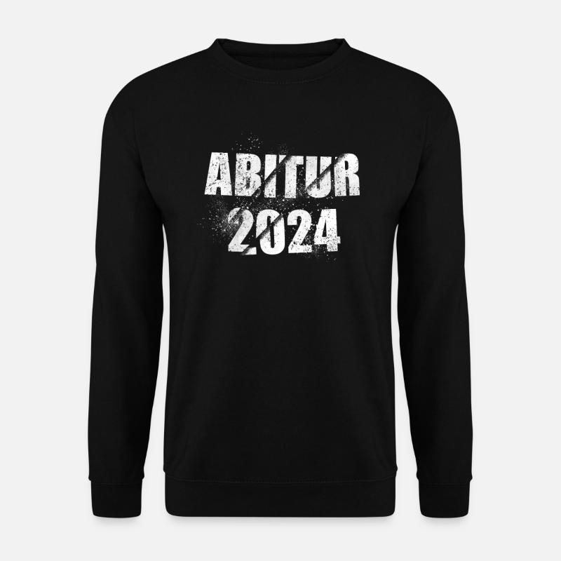 Abitur 2024 Abi Studium Abschlussklasse - Unisex Pullover - Schwarz