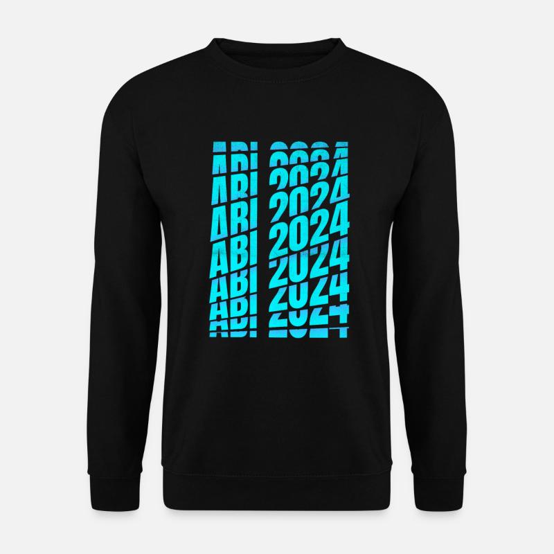 Abitur 2024 Abi Studium Abschlussklasse - Unisex Pullover - Schwarz