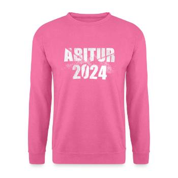 Abitur 2024 Abi Studium Abschlussklasse - Unisex Pullover - Pink - Vorne