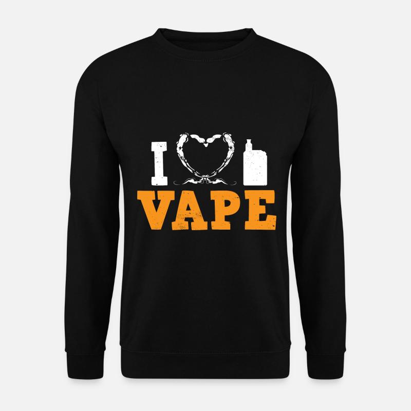 Electric Cigarette E-Cigarette E-Shisha Vape - Unisex Sweatshirt - black