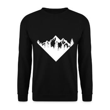 Berg - (21) - Unisex Pullover - Schwarz - Vorne - Alina (178cm) & Michal (187cm)
