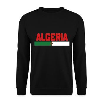 Dz Algeria El-Djazaïr - Unisex Sweatshirt - black - Front - Alina (178cm) & Michal (187cm)