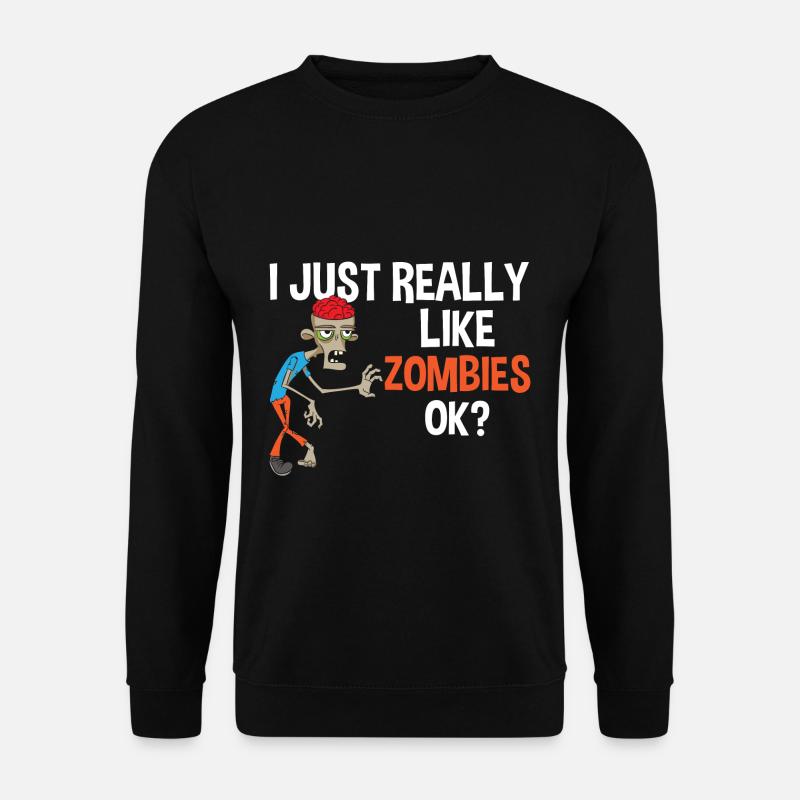 Zombie Zombie Zombie Zombie Zombie - Unisex Pullover - Schwarz