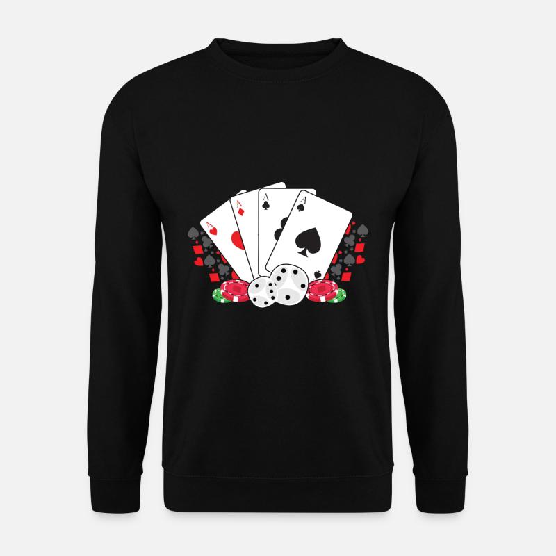 Pocker 4 Ass´e Vierling - Unisex Pullover - Schwarz