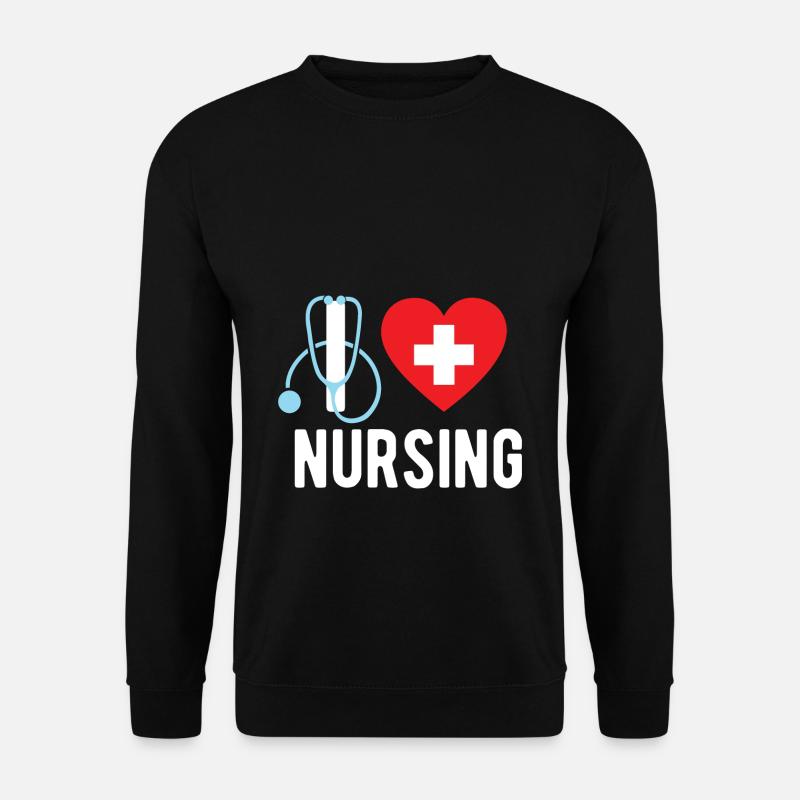 Krankenschwester/ Krankenpfleger Nurse Geschenk - Unisex Pullover - Schwarz