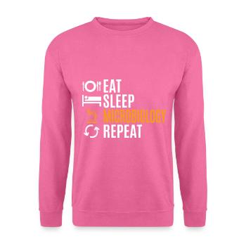 microbiology - Unisex Sweatshirt - pink - Front