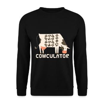 Maths Professeur Mathe maths Matheduceur Mathématiques - Sweat-shirt Unisexe - noir - Devant - Alina (178cm) & Michal (187cm)