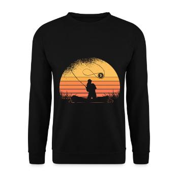 Lustige Bitcoin Krypto Blockchain Btc Spaß Liebhab - Unisex Pullover - Schwarz - Vorne - Alina (178cm) & Michal (187cm)