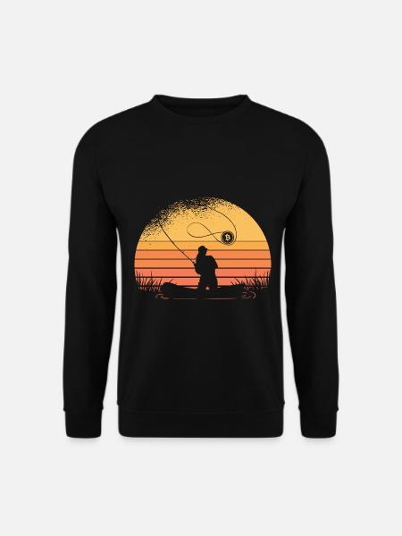 Lustige Bitcoin Krypto Blockchain Btc Spaß Liebhab - Unisex Pullover - Schwarz