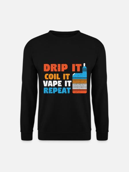 E-Cigarettes E-Shisha Smoking Vaping Liquid - Unisex Sweatshirt - black