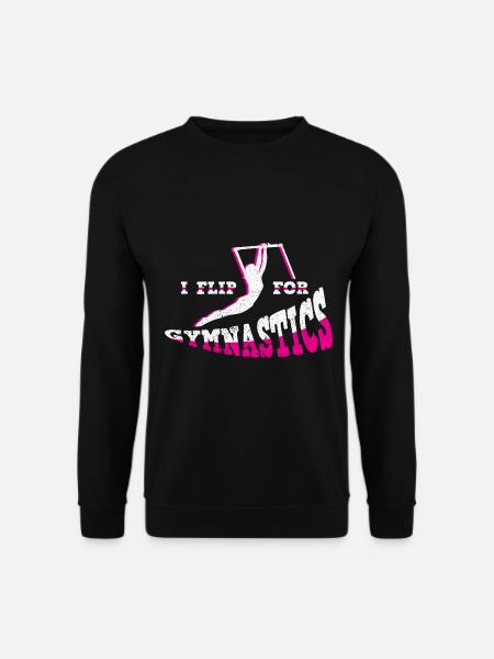Gymnastik Turnen Barren Trampolin Ringe Turner - Unisex Pullover - Schwarz