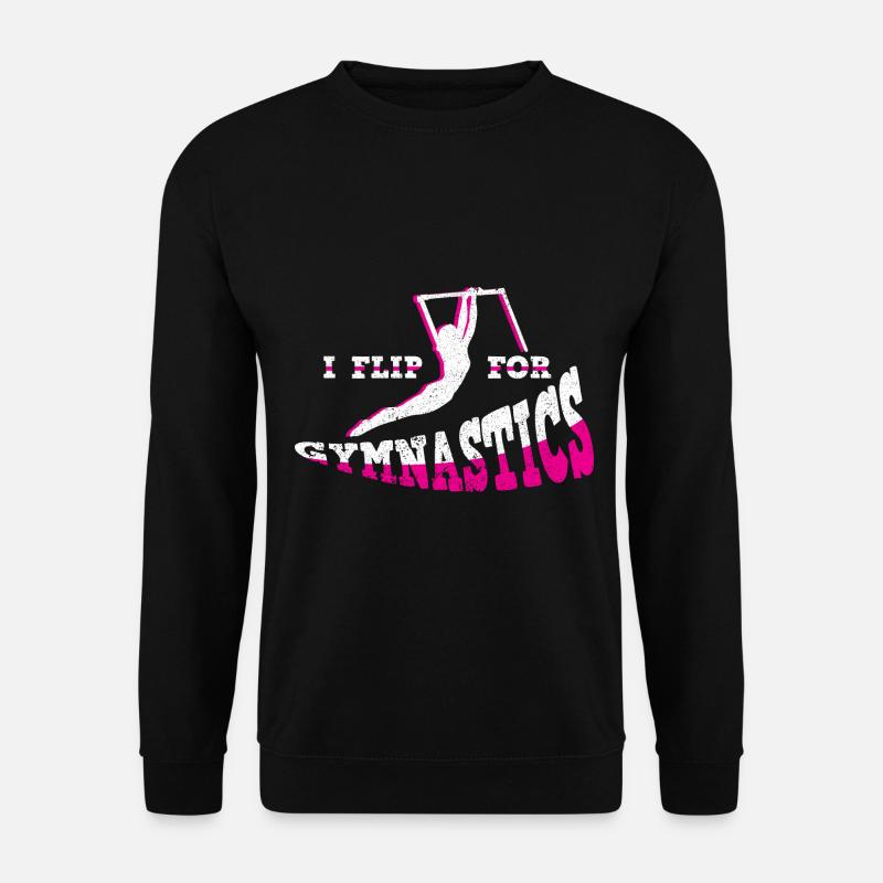 Gymnastik Turnen Barren Trampolin Ringe Turner - Unisex Pullover - Schwarz
