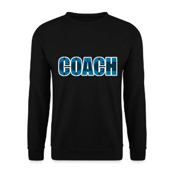 Trainer Sport - Unisex Pullover - Schwarz - Vorne - Alina (178cm) & Michal (187cm)