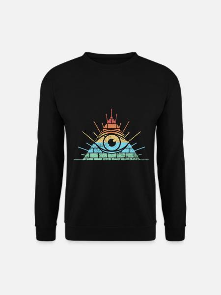 Masonic Freemasonry Fraternal - Unisex Pullover - Schwarz