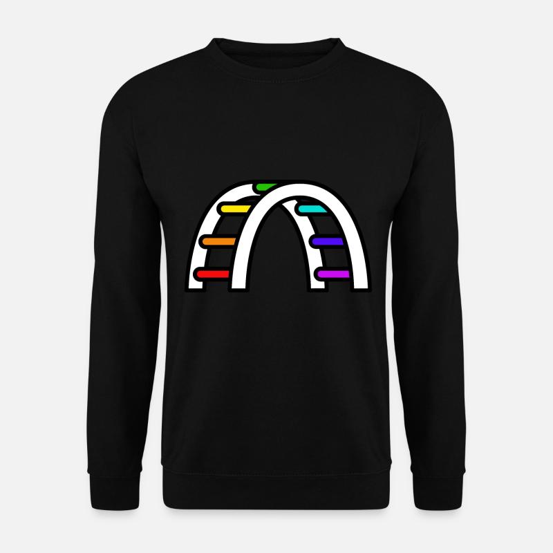 LGBTQ Pride Bridge - Unisex Sweatshirt - black
