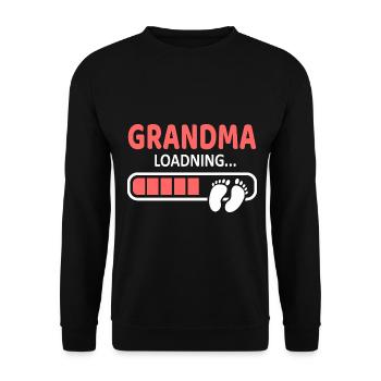 Granny - Unisex Sweatshirt - black - Front - Alina (178cm) & Michal (187cm)