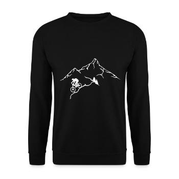 VTT - VTT - (8) - Sweat-shirt Unisexe - noir - Devant - Alina (178cm) & Michal (187cm)