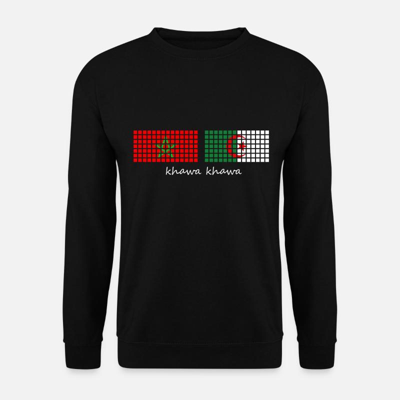 Morocco Algeria - Unisex Sweatshirt - black