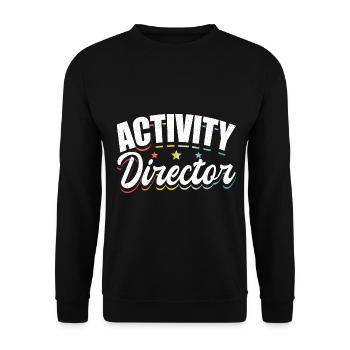 Activity Director Appreciation - Unisex Pullover - Schwarz - Vorne - Alina (178cm) & Michal (187cm)