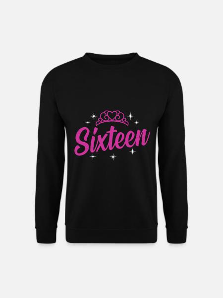 16e anniversaire - Sweat-shirt Unisexe - noir