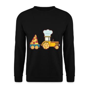 Traktorliebhaber Lustiges Traktorgeschenk - Unisex Pullover - Schwarz - Vorne - Alina (178cm) & Michal (187cm)