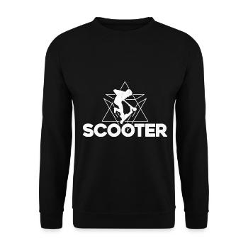 Scooter - Unisex Pullover - Schwarz - Vorne - Alina (178cm) & Michal (187cm)