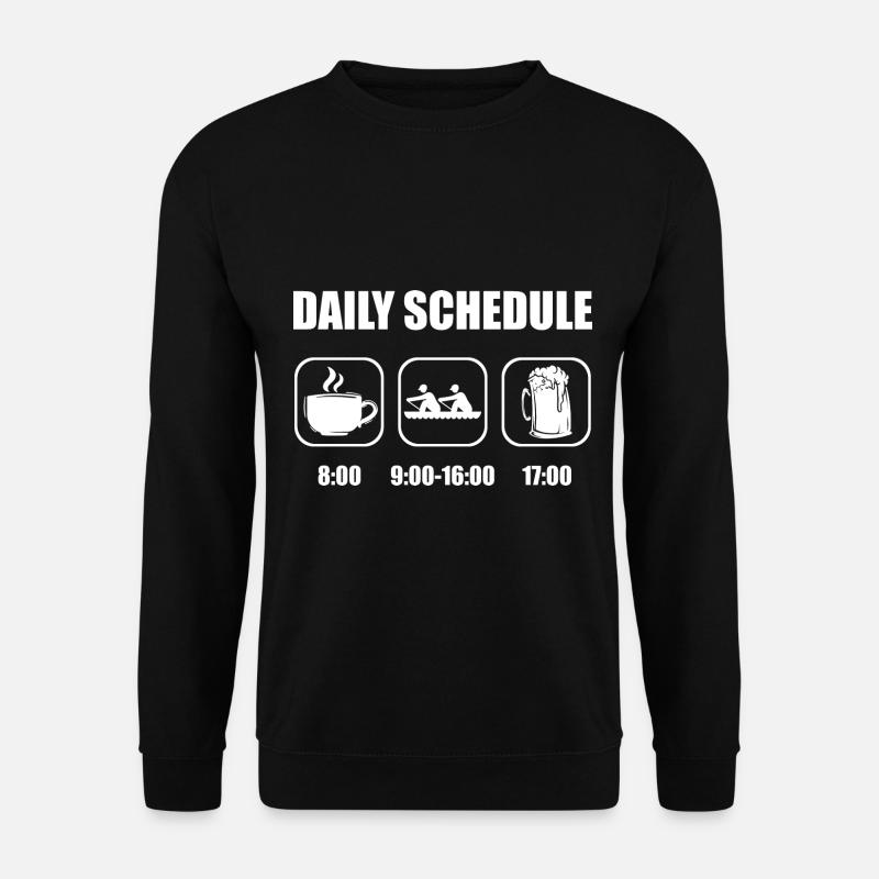 Rowing Rowing Rowing Boat Rowing - Unisex Sweatshirt - black
